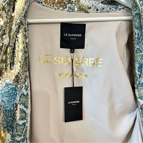 Le Superbe Morrison Jacket - Aqua Rattler Sequin - Picture 6 of 8